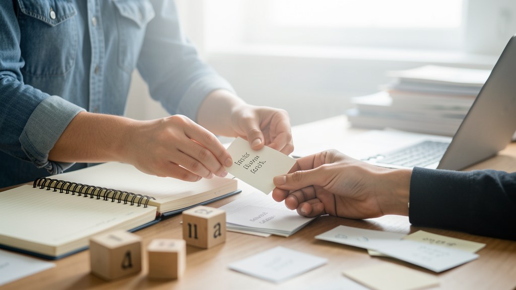 Audience notes converted into editorial idea cards on a desk